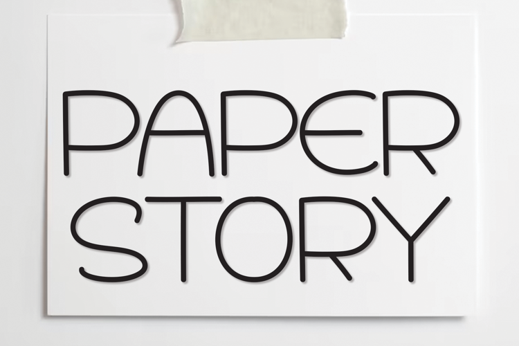 Paper Story Font