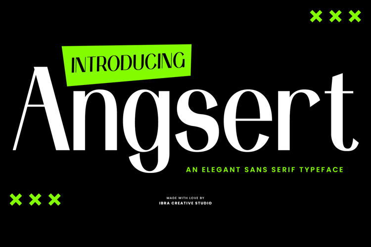 Angsert Font