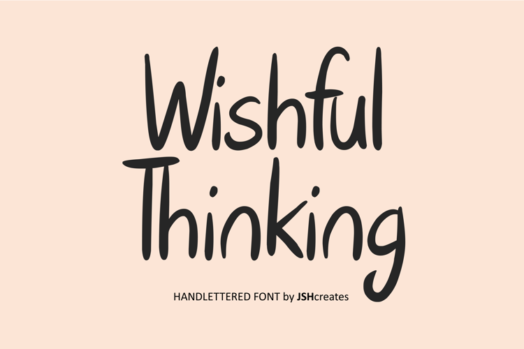 Wishful Thinking Font