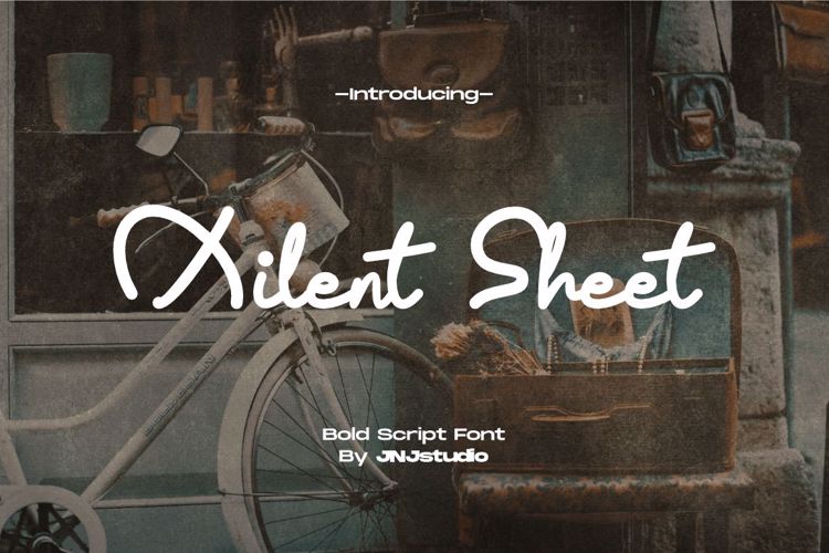 Xilent Sheet Font