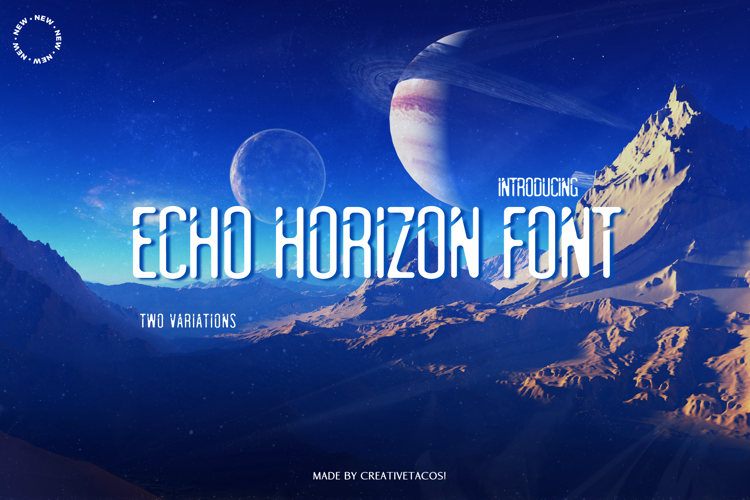 Echo Horizon Modern Font