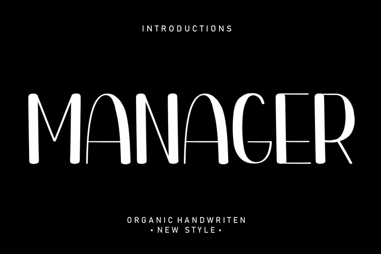 Manager Font