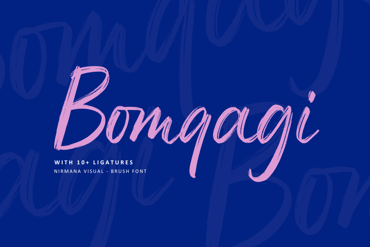 Bomqagi Brush Font