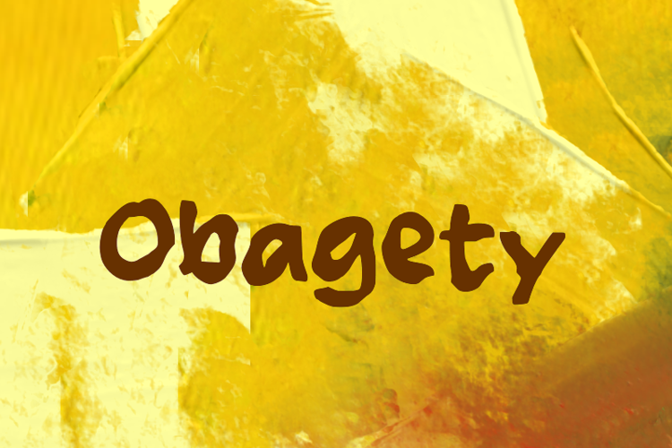 Obagety Font