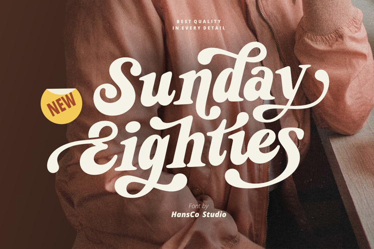 Sunday Eighties Regular Font