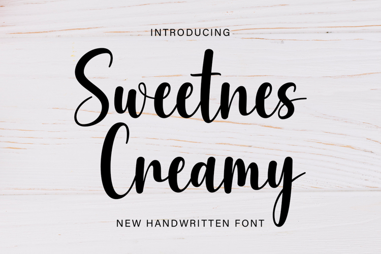 Sweetnes Creamy Font