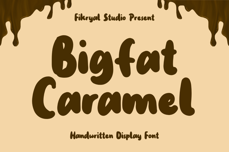 Bigfat Caramel Font