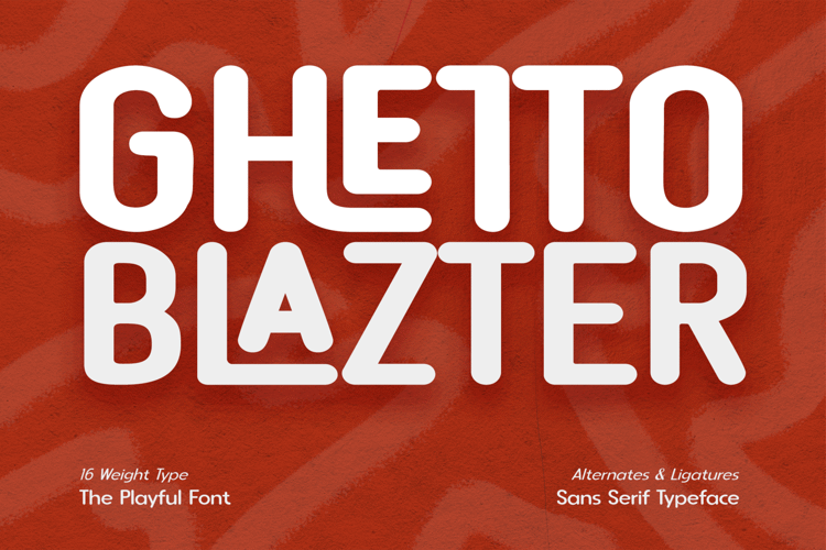 Ghetto Blazter Font