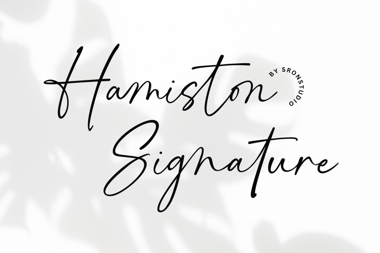 Hamiston Signature Font