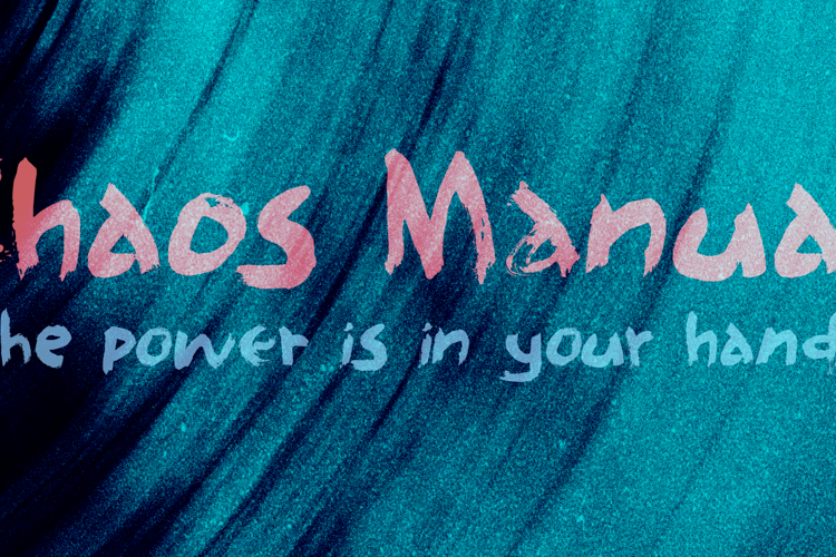 Chaos Manual Font