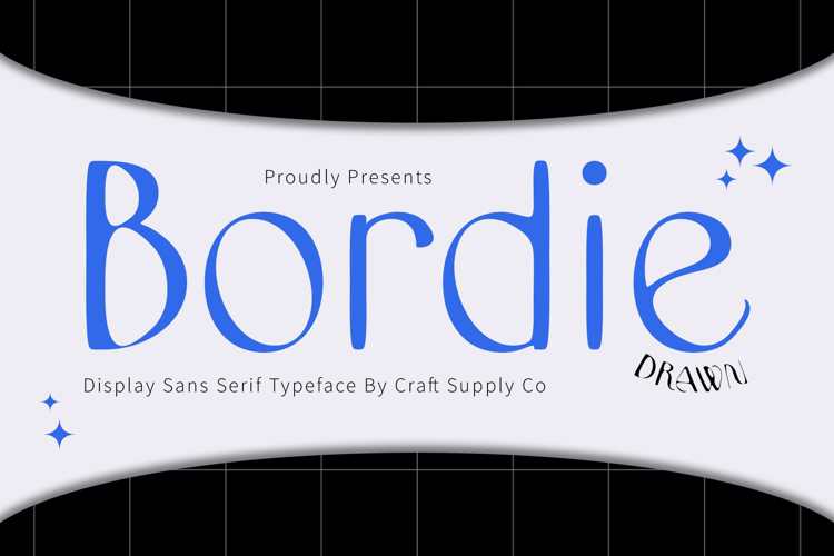 Bordie Drawn Font