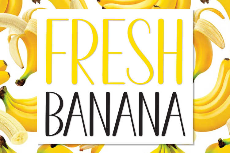 Fresh Banana Font