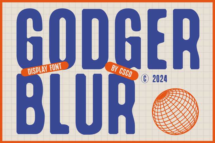 Godger Blur Font