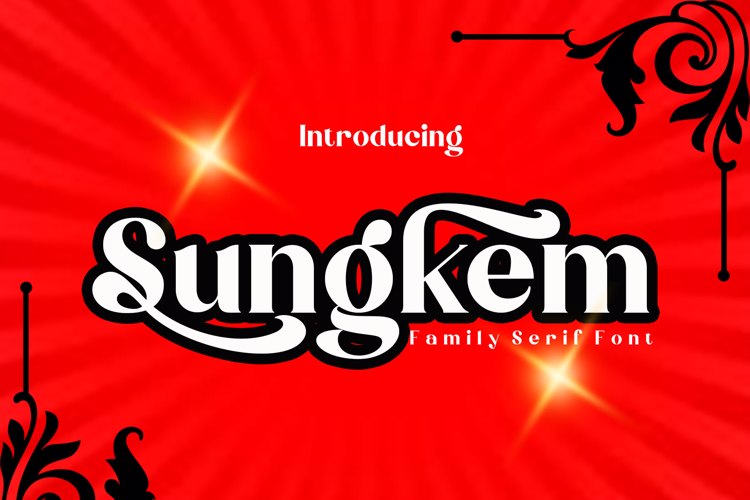 Sungkem Black Font