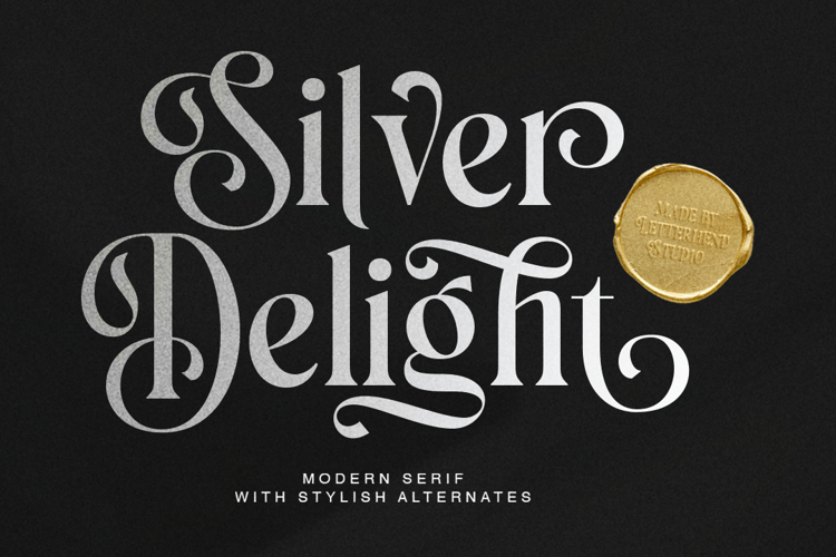 Silver Delight Font