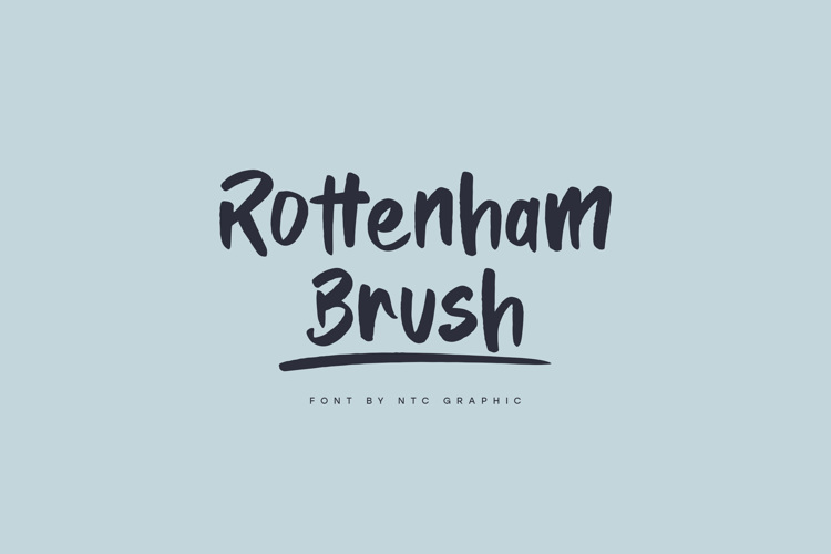 Rottenham Brush Font