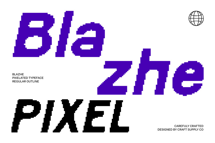 Blazhe Pixel Font