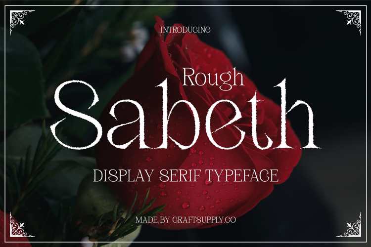 Sabeth Rough Font