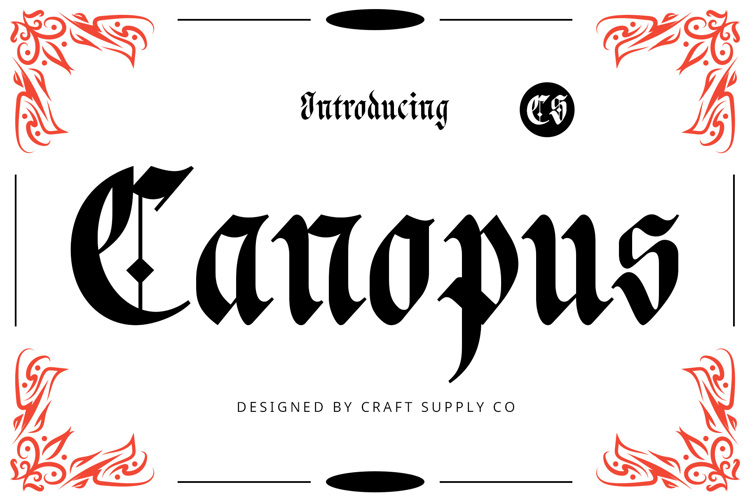 CS Canopus Font