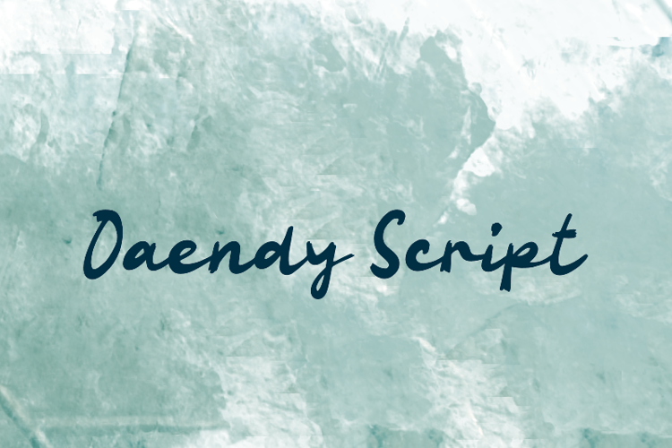 Oaendy Script Font