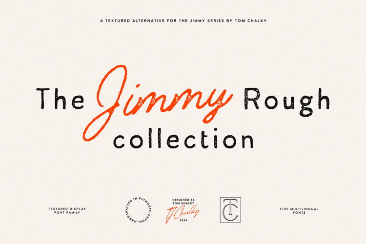 Jimmy Script Rough Font