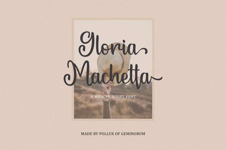 Gloria Machetta Font