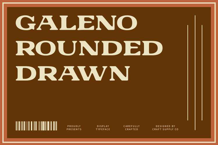 Galeno Rounded Drawn Font