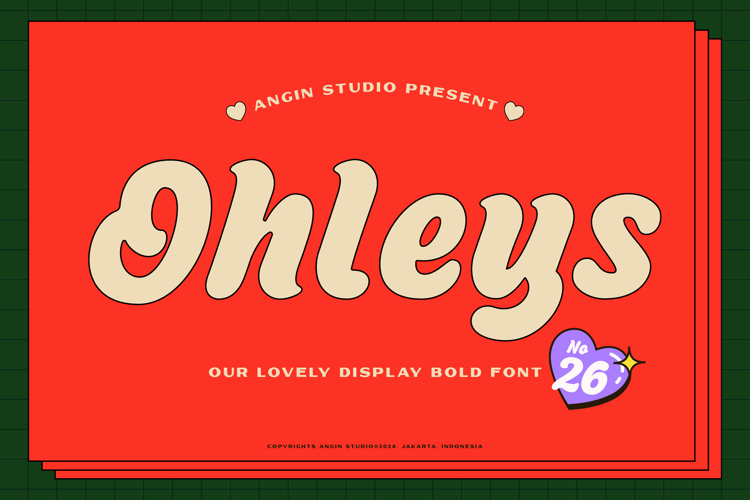 Ohleys Font