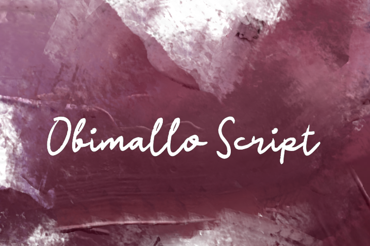 Obimallo Script Font