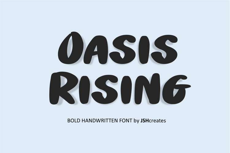 Oasis Rising Font