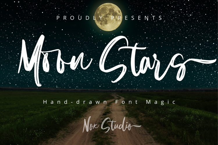 Moon Stars Font