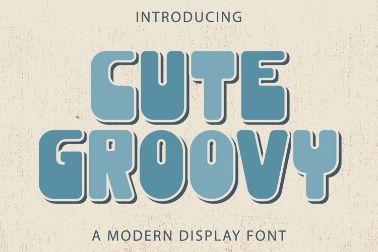 Cute Groovy Font