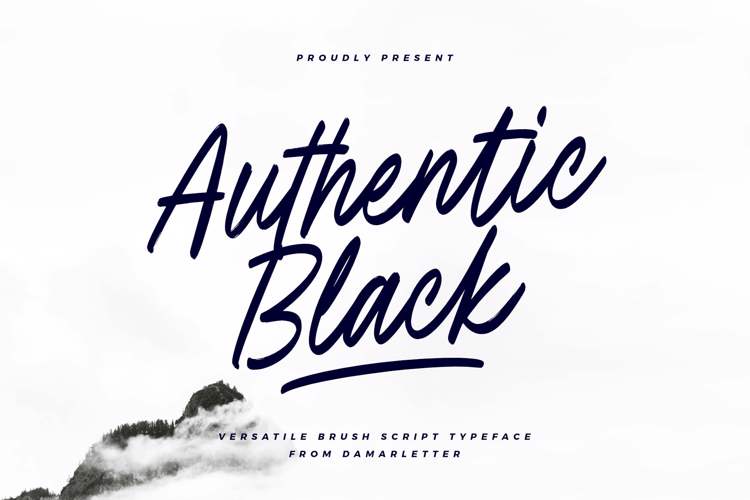 Authentic Black Font