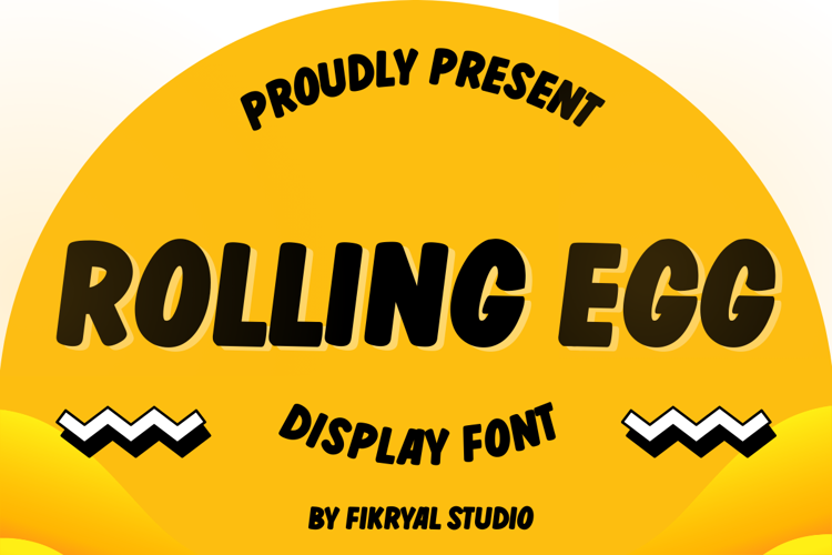 Rolling Egg Font